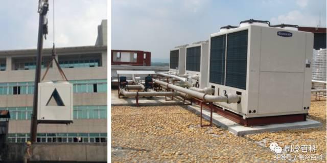 水冷模块空调安装,模块机空调管道安装图