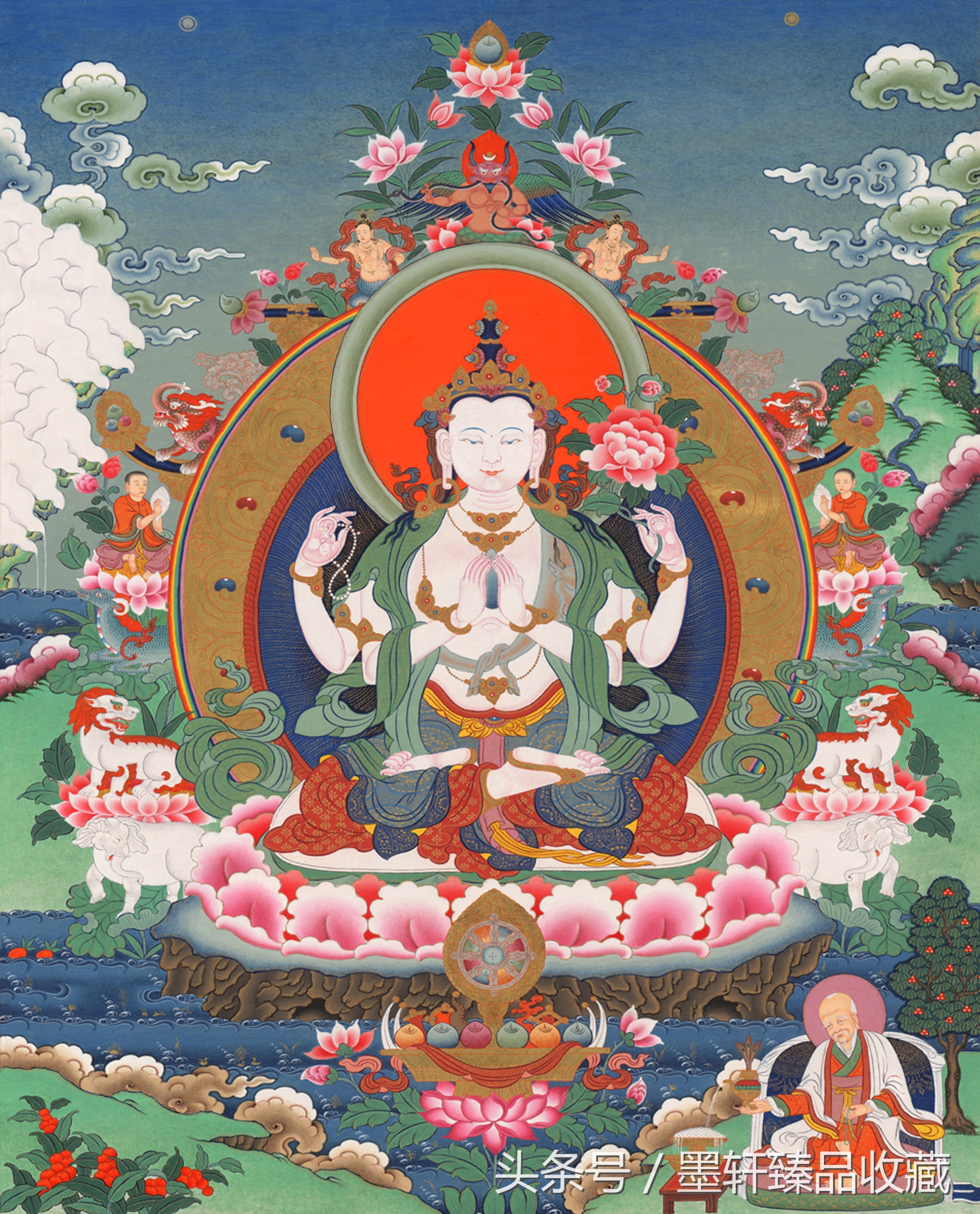 唐卡古画入门教学视频,国画临摹画册零基础