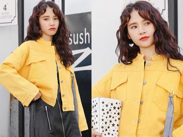 烫发中长卷发复古港风,中长卷发烫发发型