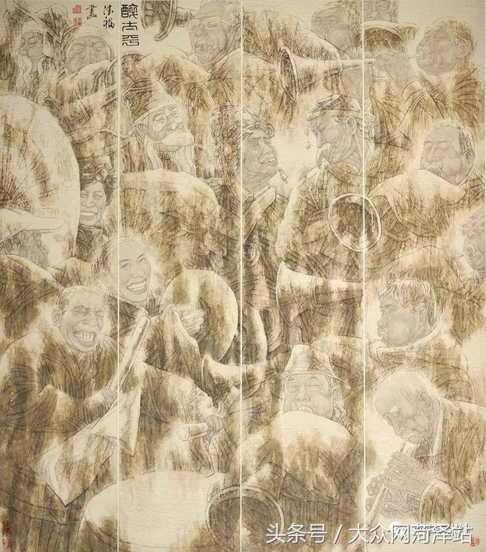 中国书画30家巡展走进菏泽,大型书画全国交流巡展