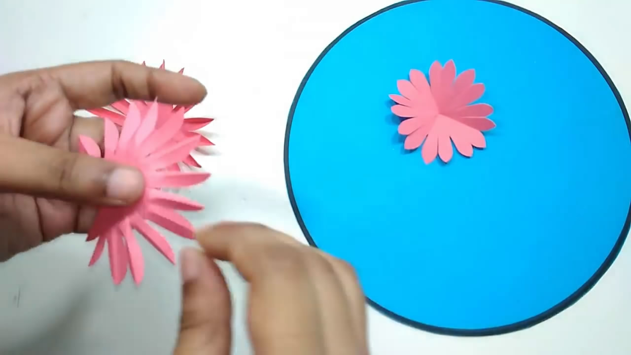 装饰纸花制作教程,漂亮纸花手工制作图解教程