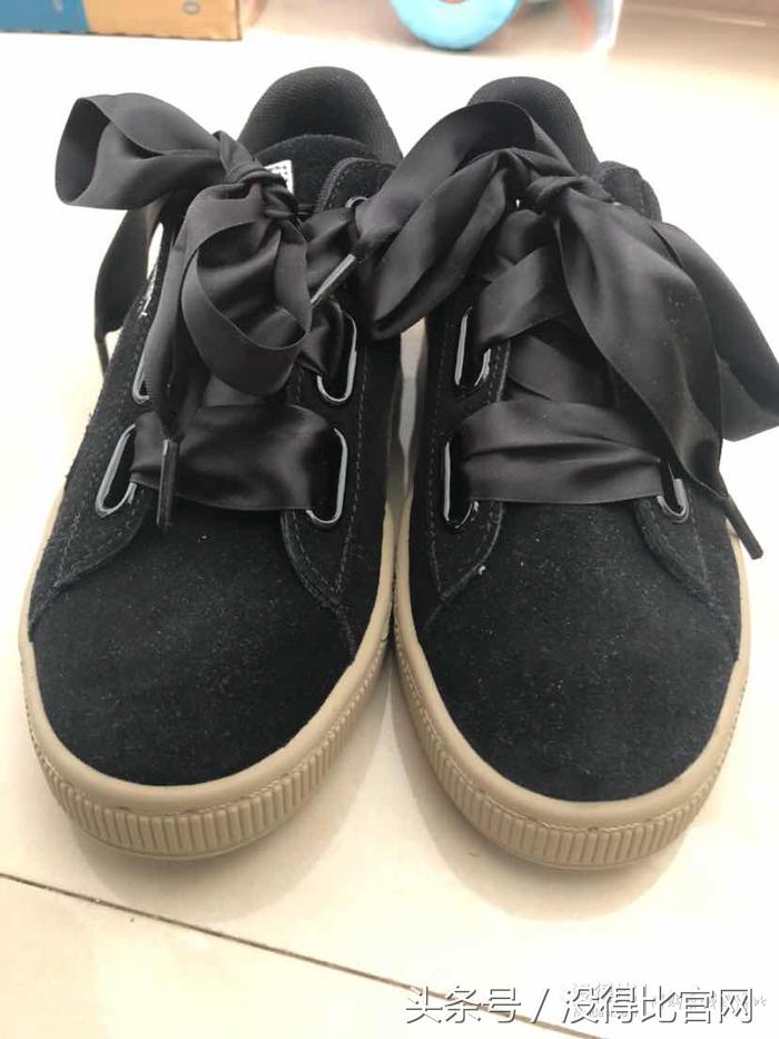 puma蝴蝶结板鞋,puma彪马蕾哈娜板鞋正品厚底