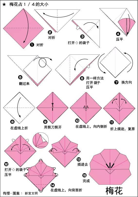梅花纸皮灯笼手工制作,迎新年中式复古灯笼手工制作教程