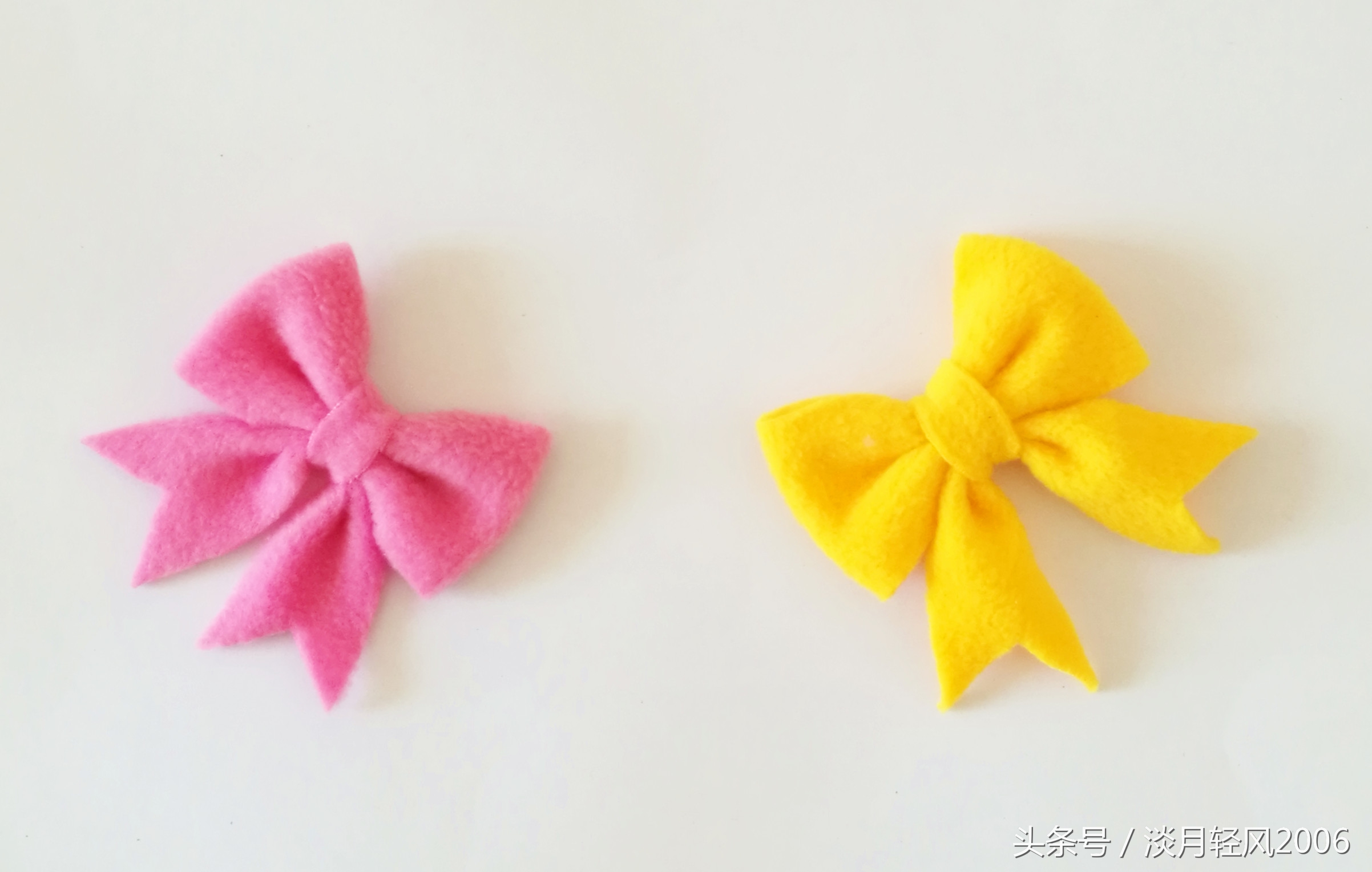 制作蝴蝶结发饰手工教程,蝴蝶结发饰怎么做手工视频