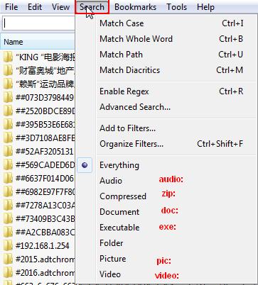 everything多文件搜索,everything搜索u盘文件