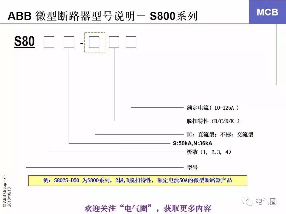 abb高压断路器型号说明书,家用abb断路器型号说明