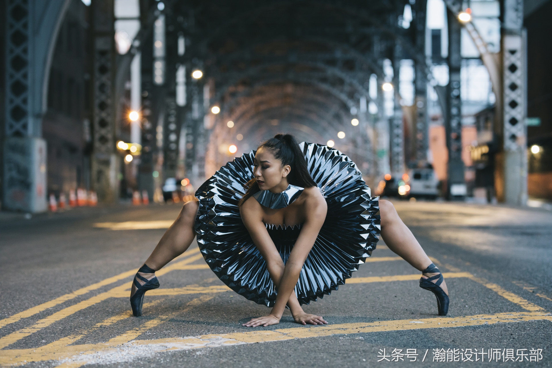 折纸舞蹈衣,折立体的芭蕾舞裙