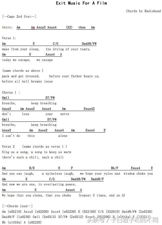 苹果吉他谱新手入门曲谱,吉他fade谱子一根弦