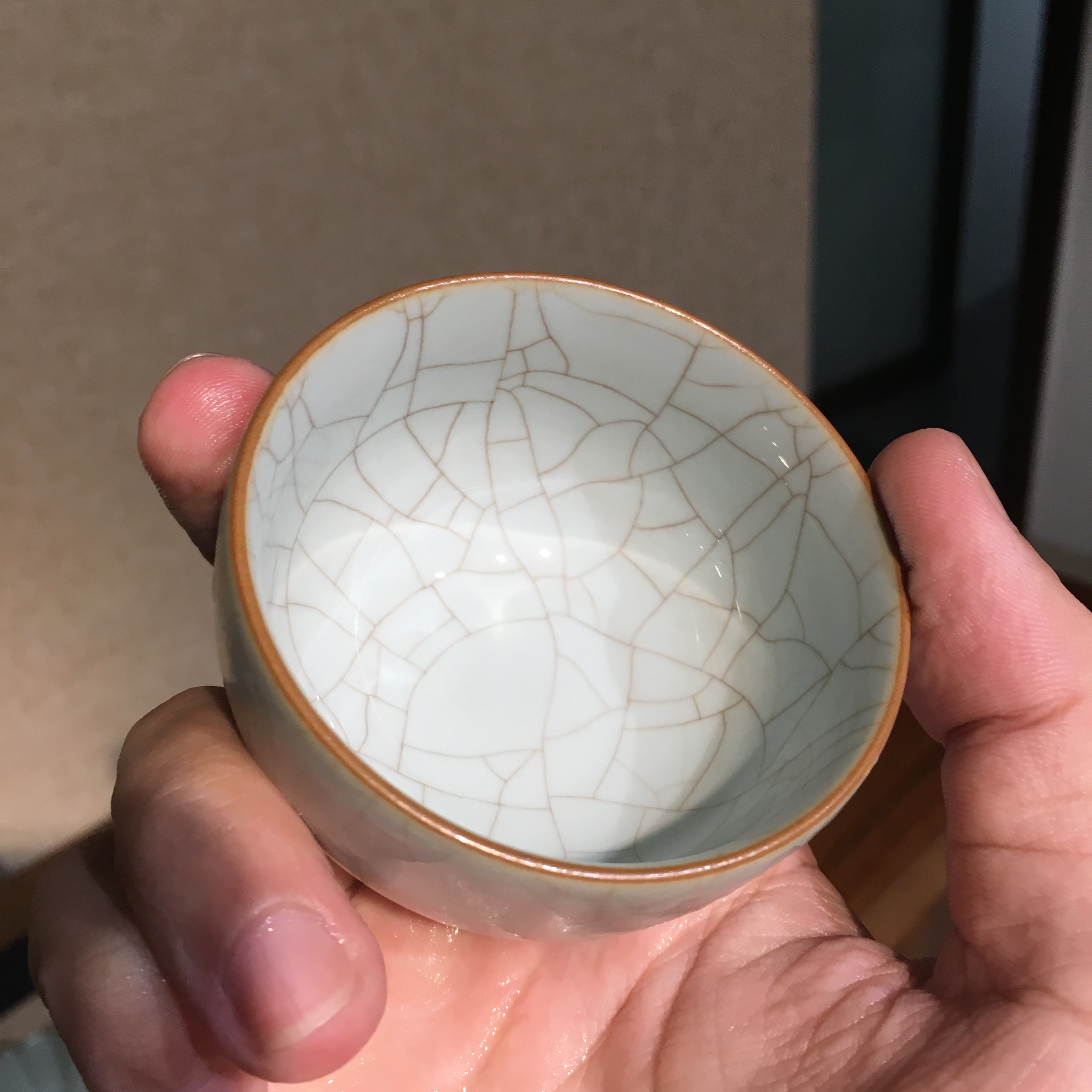 开片瓷茶具怎么养,汝瓷茶具开片好还是不开片好