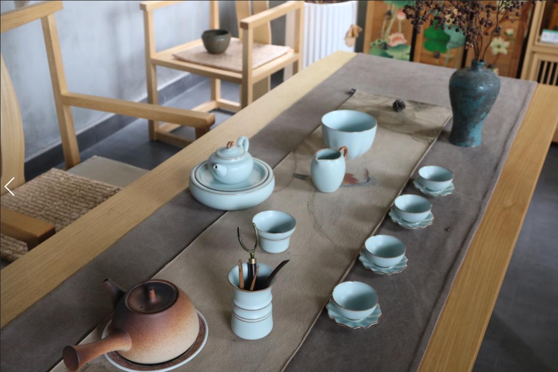 开片瓷茶具怎么养,汝瓷茶具开片好还是不开片好