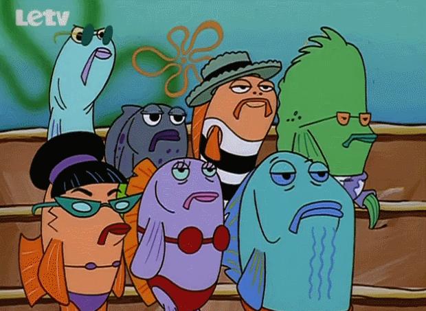 海绵宝宝与珊迪合唱,海绵宝宝牵着珊迪的手