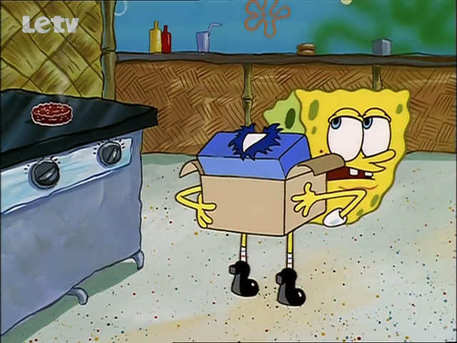 海绵宝宝与珊迪合唱,海绵宝宝牵着珊迪的手