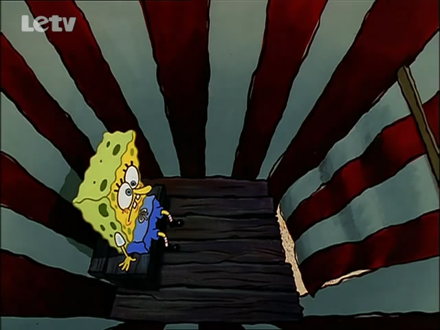 海绵宝宝与珊迪合唱,海绵宝宝牵着珊迪的手