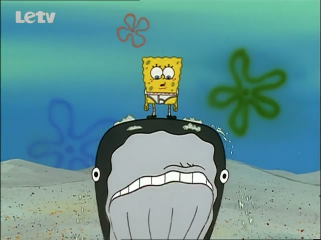 海绵宝宝与珊迪合唱,海绵宝宝牵着珊迪的手