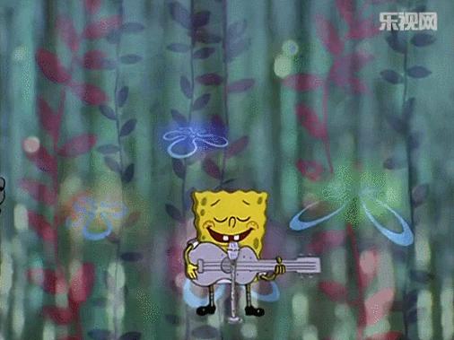 海绵宝宝与珊迪合唱,海绵宝宝牵着珊迪的手