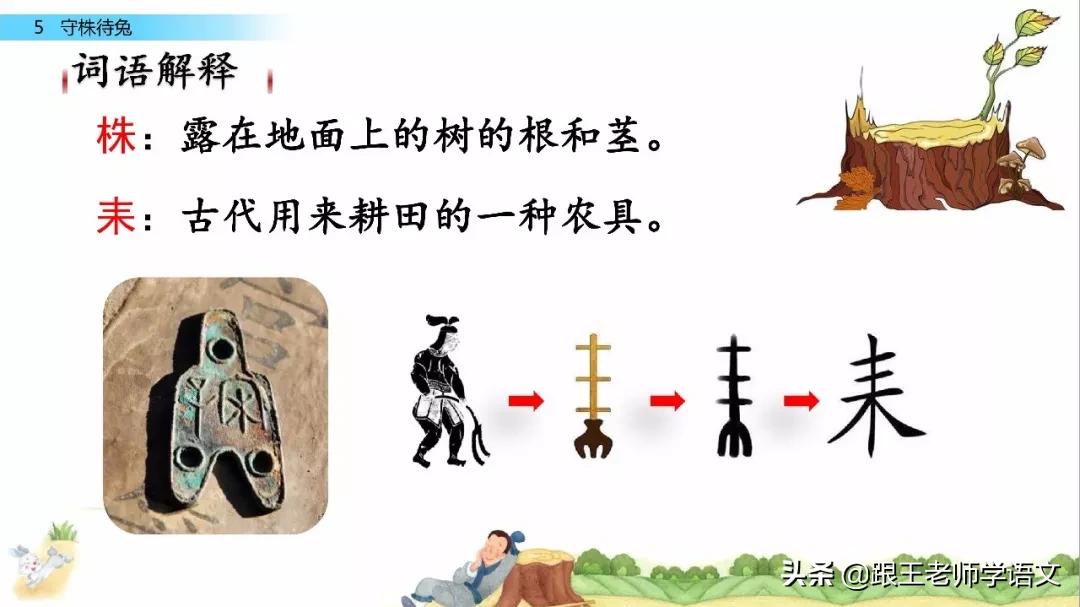 三年级下册语文守株待兔节奏划分,部编版三年级下语文预习守株待兔