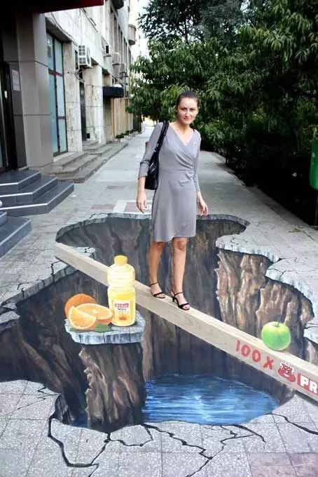 唯美3d画墙绘,破墙而出3d墙绘作品