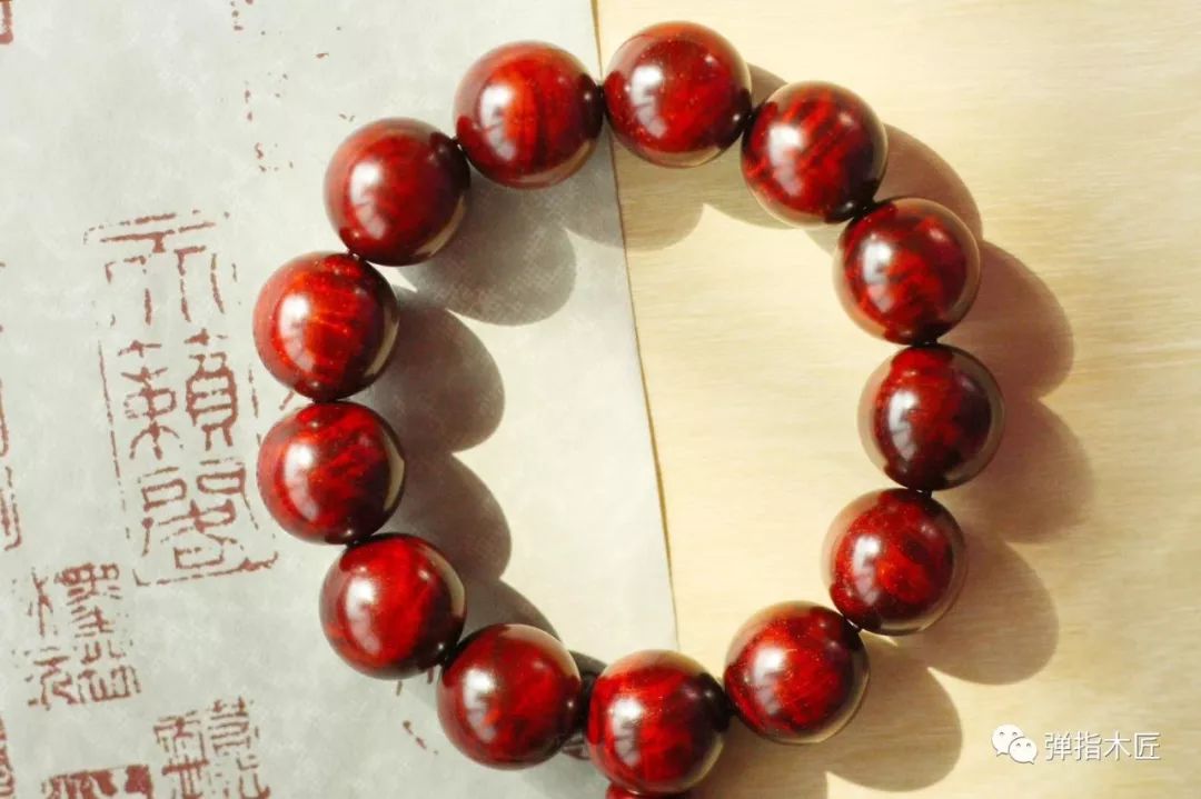 原木匠水波纹小叶紫檀手串,小叶紫檀水波纹效果好吗