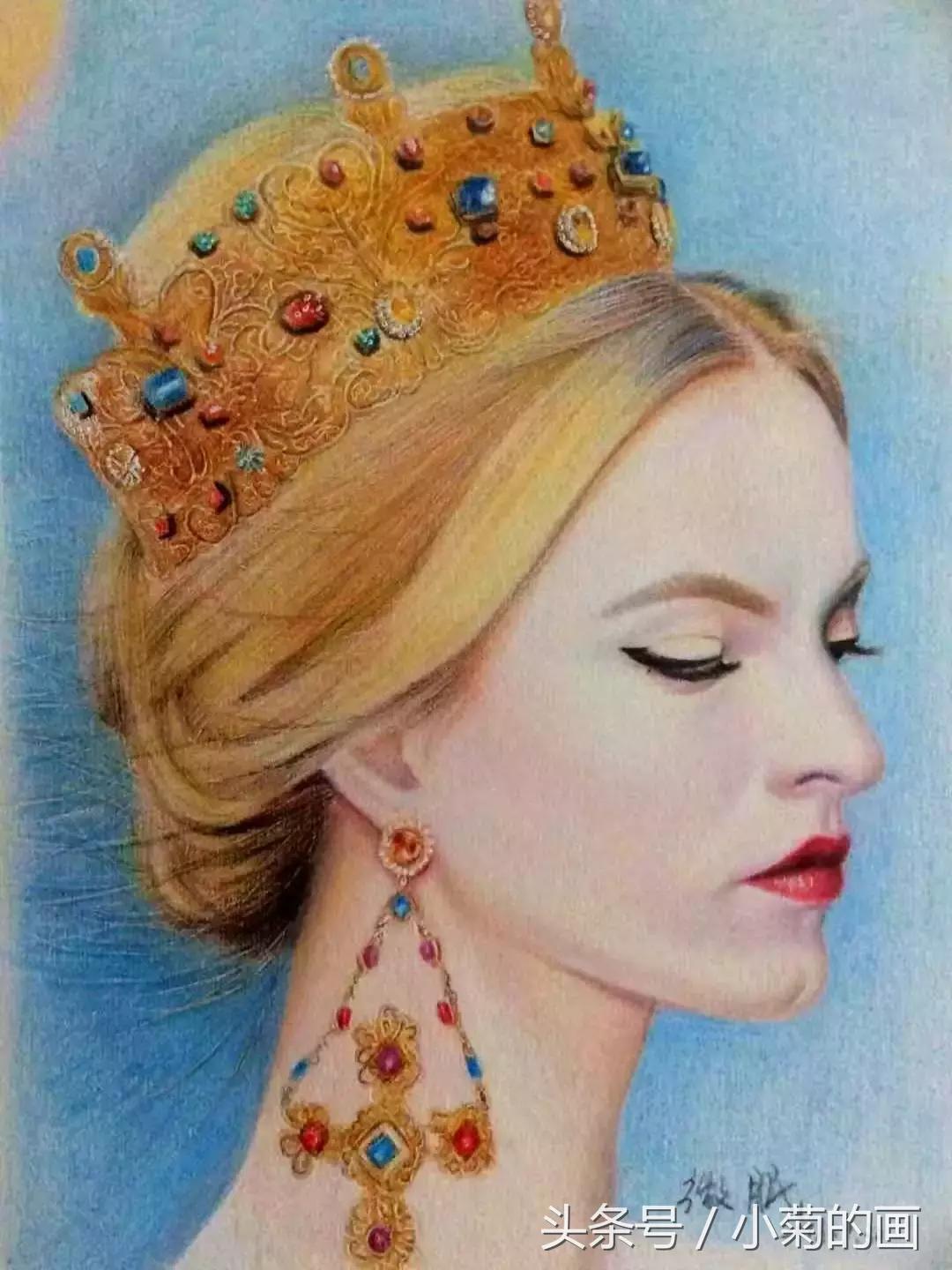 彩铅画人物怎么画逼真,彩铅怎么画人物