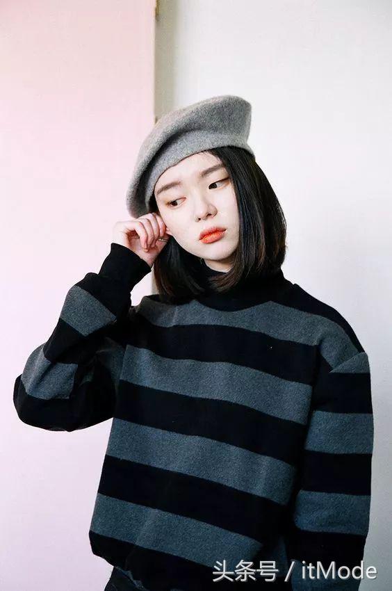 戴贝雷帽的发型怎么弄,冬天贝雷帽配什么发型好看