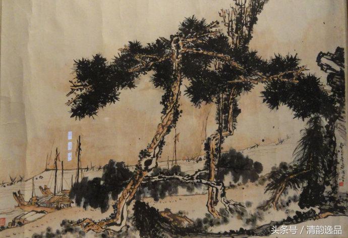 潘天寿花鸟画作品欣赏图文,潘天寿花鸟真迹一百幅大赏