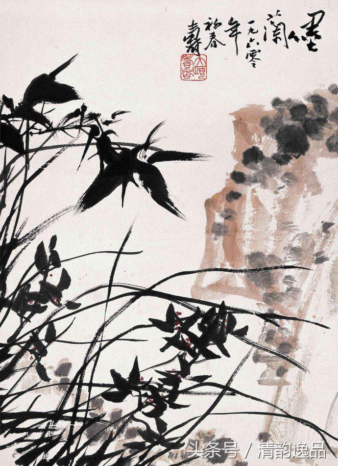 潘天寿花鸟画作品欣赏图文,潘天寿花鸟真迹一百幅大赏