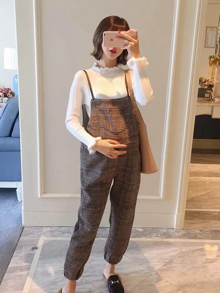 15款秋冬孕妈经典日常穿搭，孕期也别有一番韵味