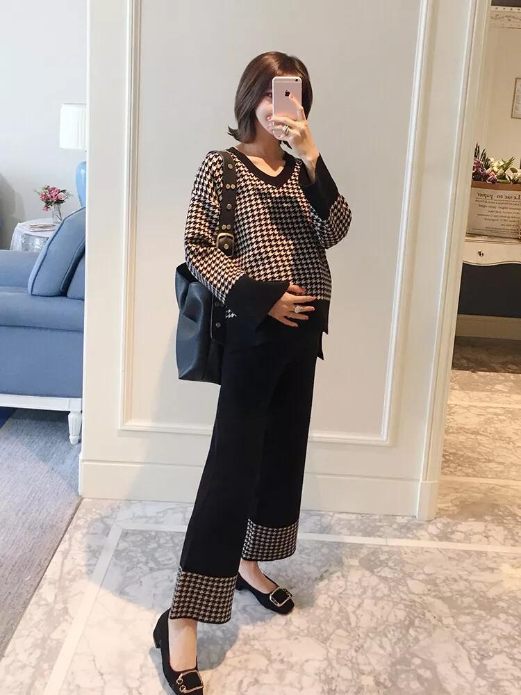 15款秋冬孕妈经典日常穿搭，孕期也别有一番韵味