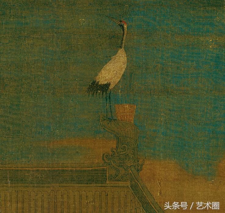 宋代瑞鹤图题诗,瑞鹤图真的是赵佶画的吗