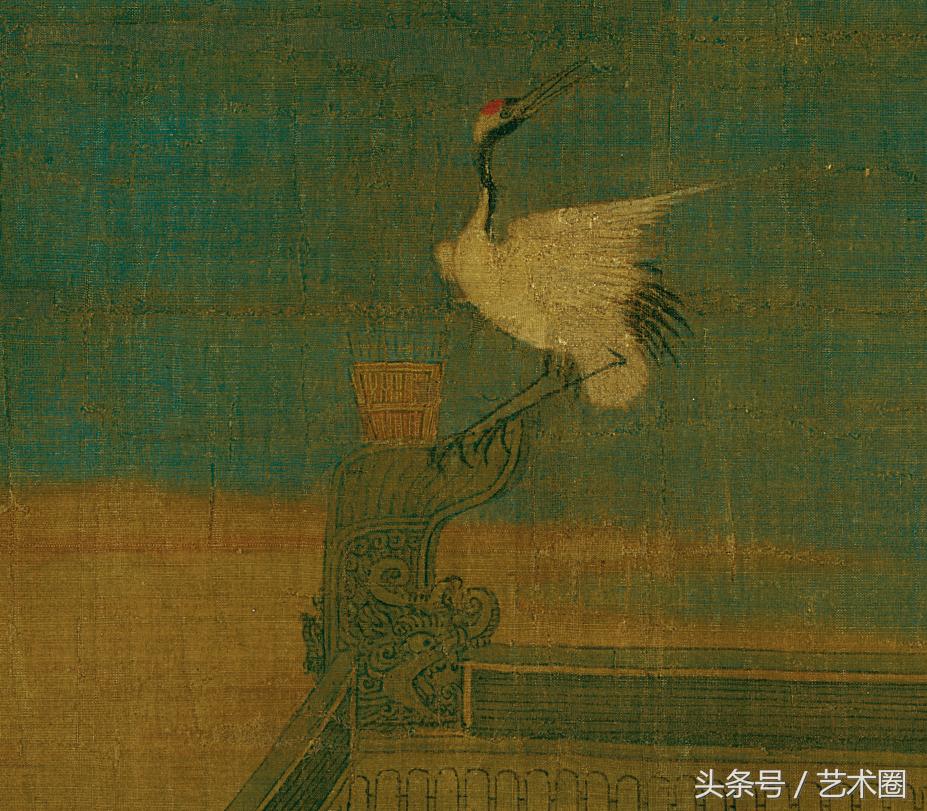 宋代瑞鹤图题诗,瑞鹤图真的是赵佶画的吗