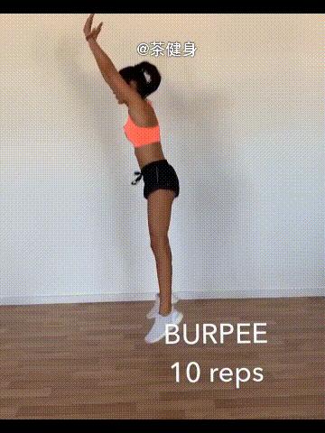 居家徒手燃脂爆汗训练,15分钟全身训练暴汗燃脂活力满满