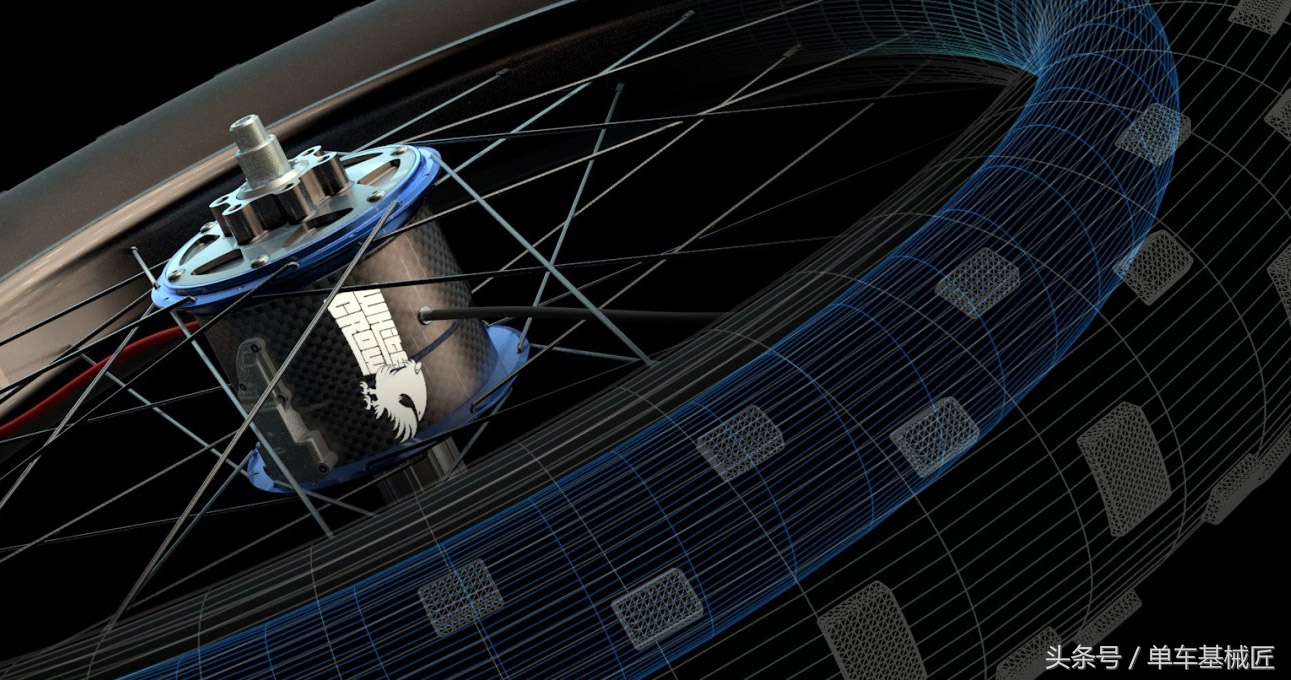 真的有人把这个自动充气的花鼓生产出来了，骑行中调节轮胎胎压