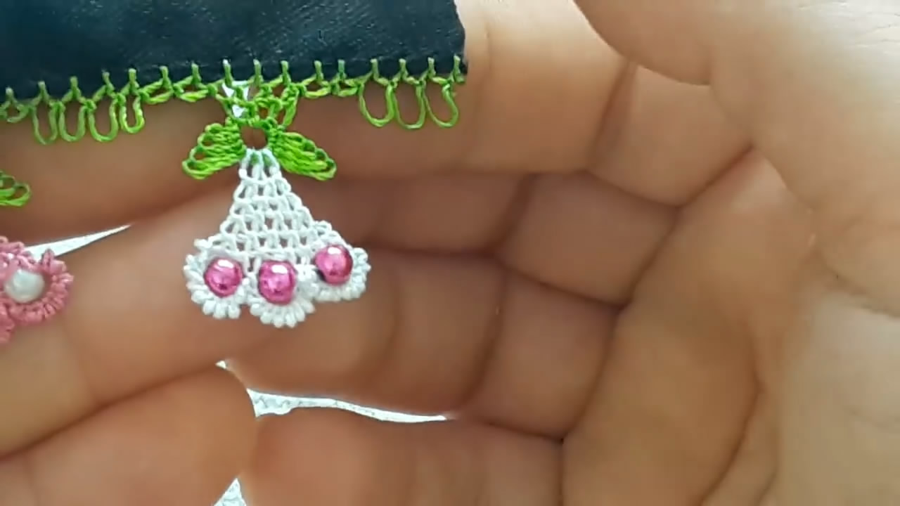 针织锁边缝法手工,渔夫帽扇形锁边教程