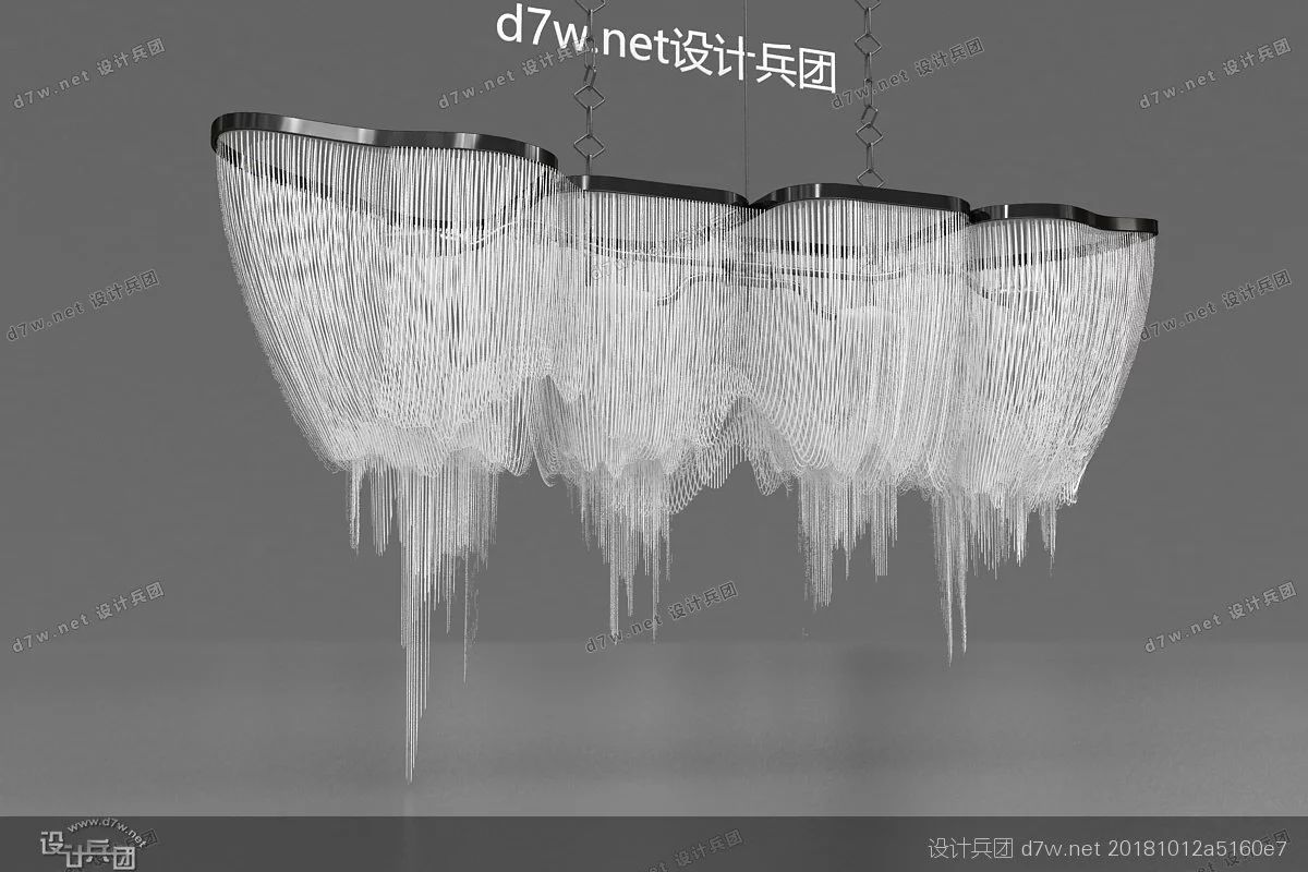 软装小吊灯,好看的现代吊灯3d模型