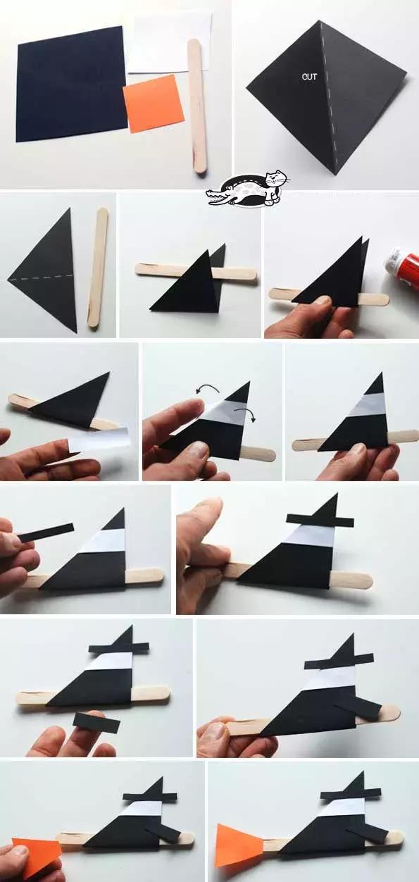 万圣节到了怎么做万圣节各种手工,可以免费玩的万圣节手工制作