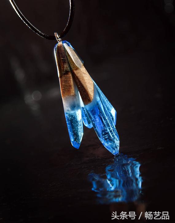 树脂水晶项链吊坠,水晶项链100款