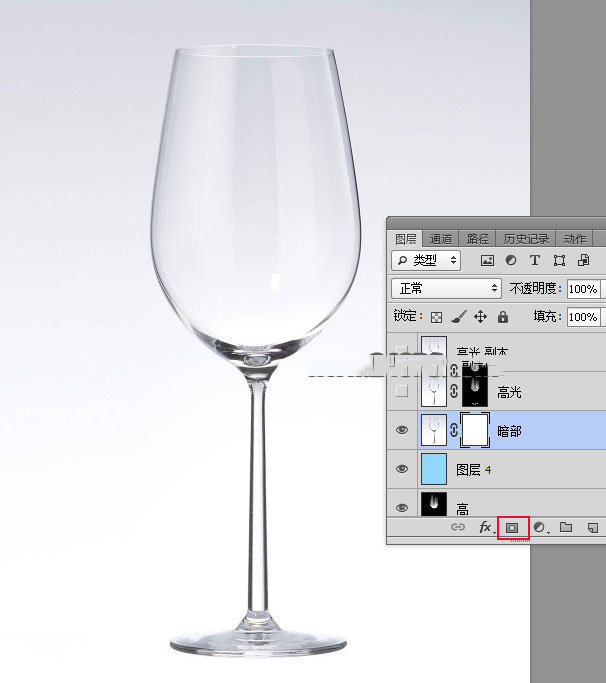 ps怎么给高脚杯里面加图片,ps技巧透明玻璃杯抠图实例教程