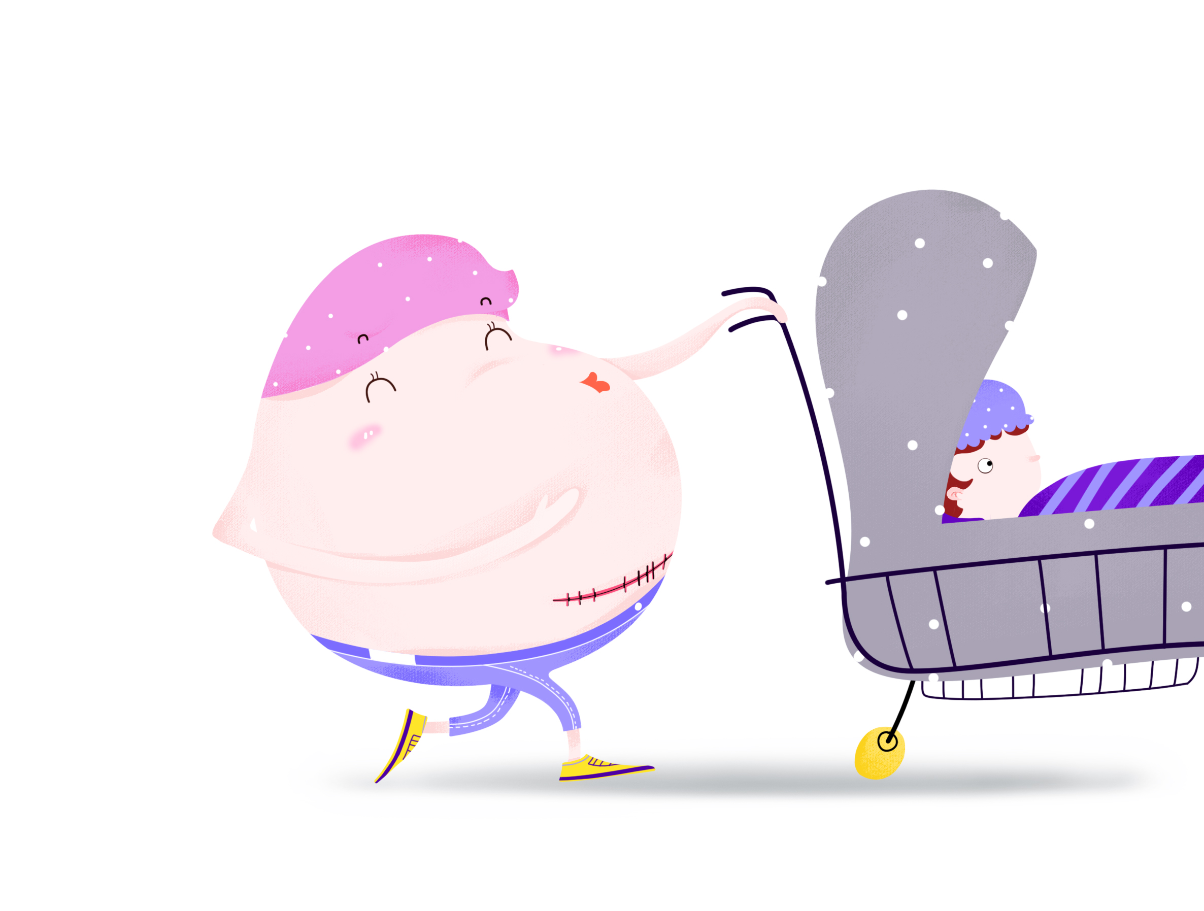 无痛分娩科普画,剖宫产术前宣教漫画