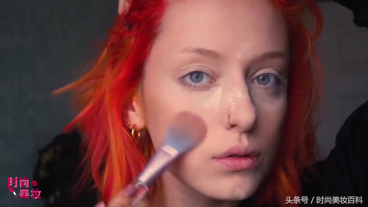 让妆容更精致的化妆技巧,圆脸单眼皮肿眼泡妆容欧美妆