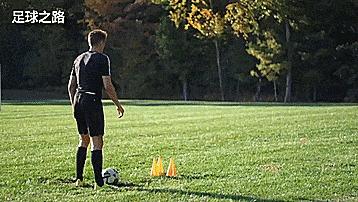 足球技巧教学分解动作,足球身体假动作