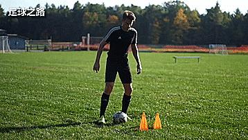 足球技巧教学分解动作,足球身体假动作