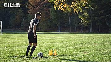 足球技巧教学分解动作,足球身体假动作