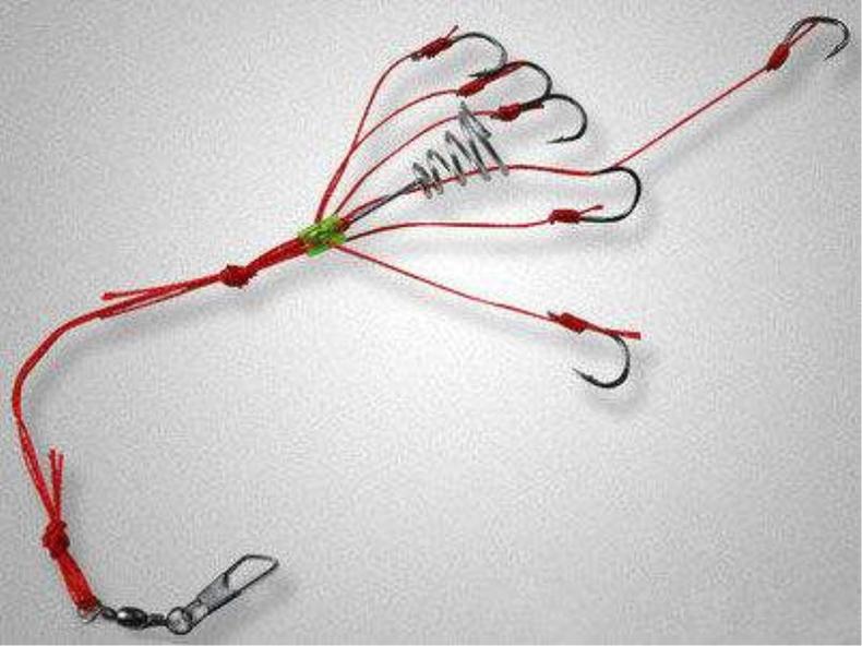 鱼钩的绑法怎么绑在鱼竿上,鱼钩简单绑钩方法图解