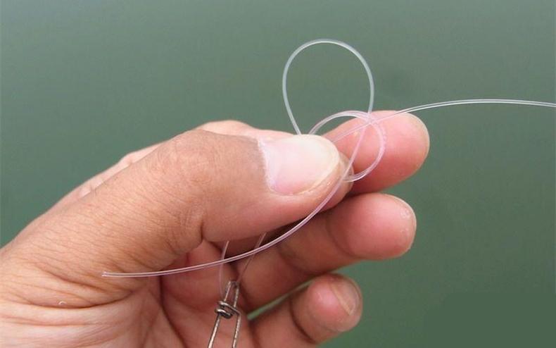 鱼钩的绑法怎么绑在鱼竿上,鱼钩简单绑钩方法图解