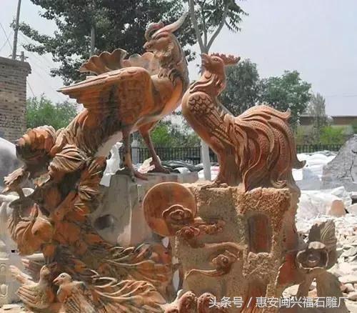 带你涨姿势啦!石雕凤凰所代表的美好寓意和相关典故