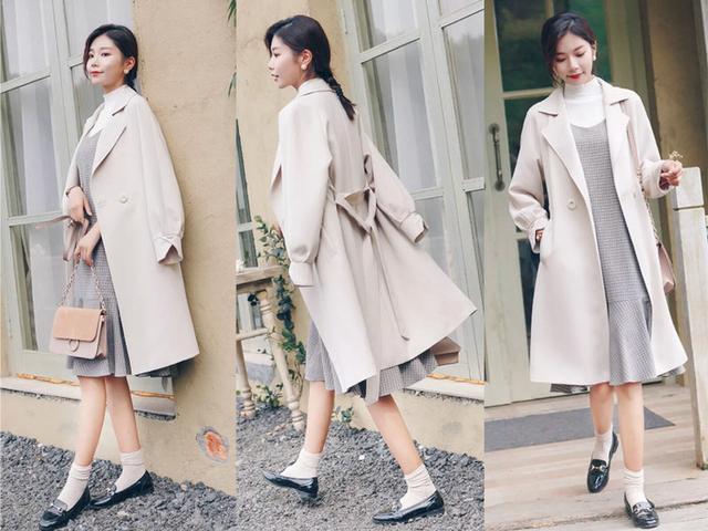 秋冬风衣穿搭示范大全,秋季风衣必备穿搭技巧记得收藏哦