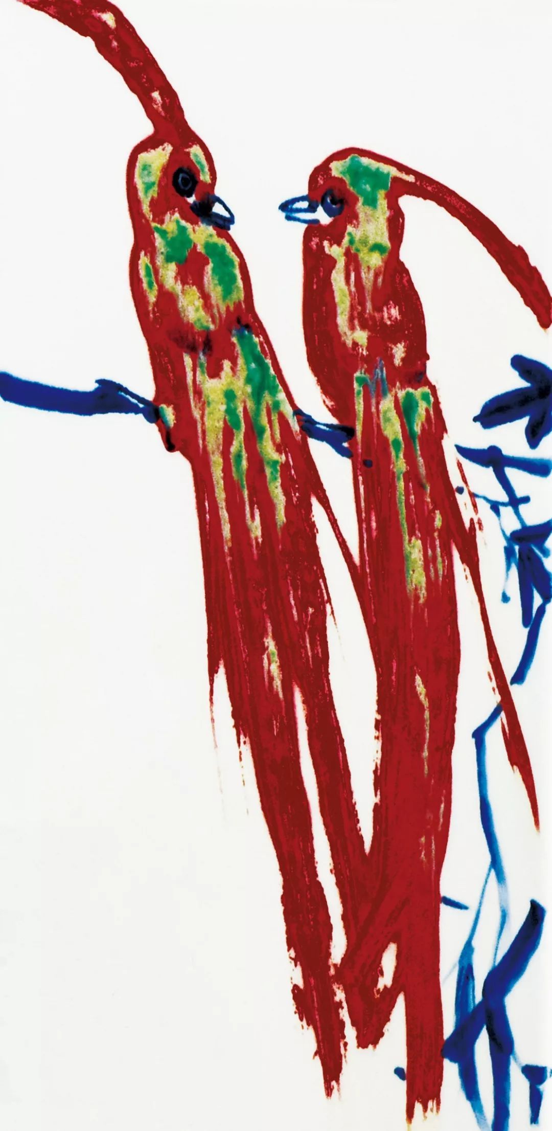 古涧一枝梅,梅兰竹菊手绘釉上彩瓷板画