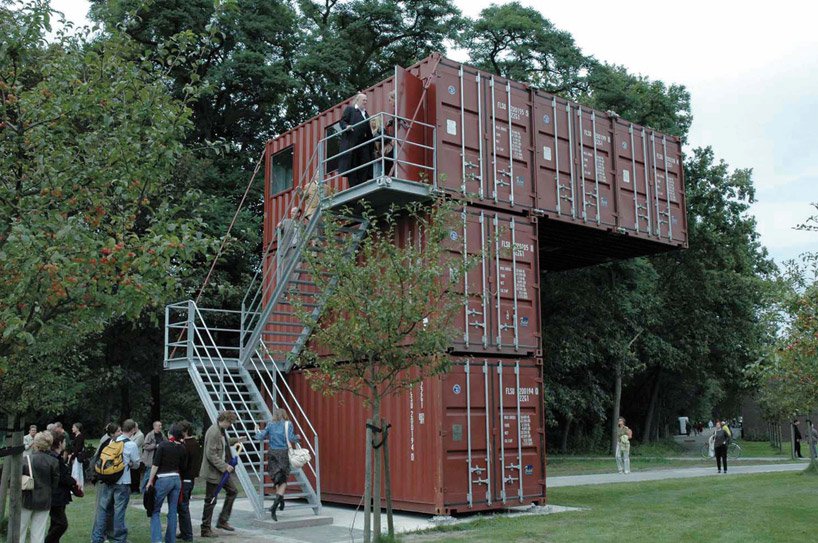 最大的集装箱建筑,国外牛逼集装箱建筑