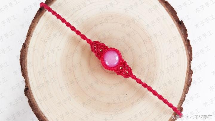 用红绳做闺蜜手链,自己编红绳手链视频