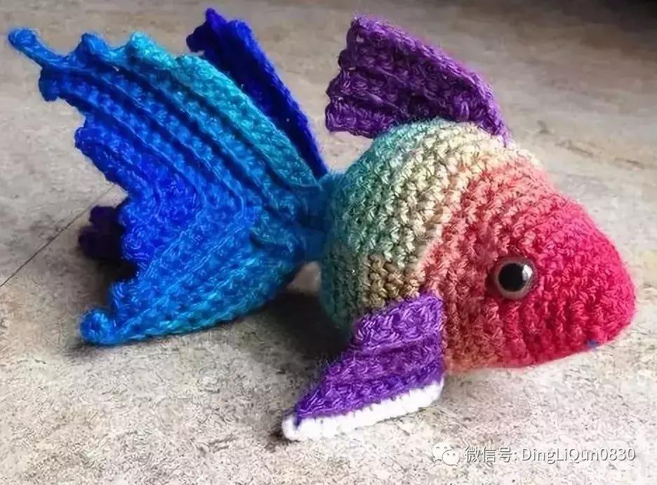 编织金鱼宝宝毛衣上集图解,依可爱编织教程金鱼图解